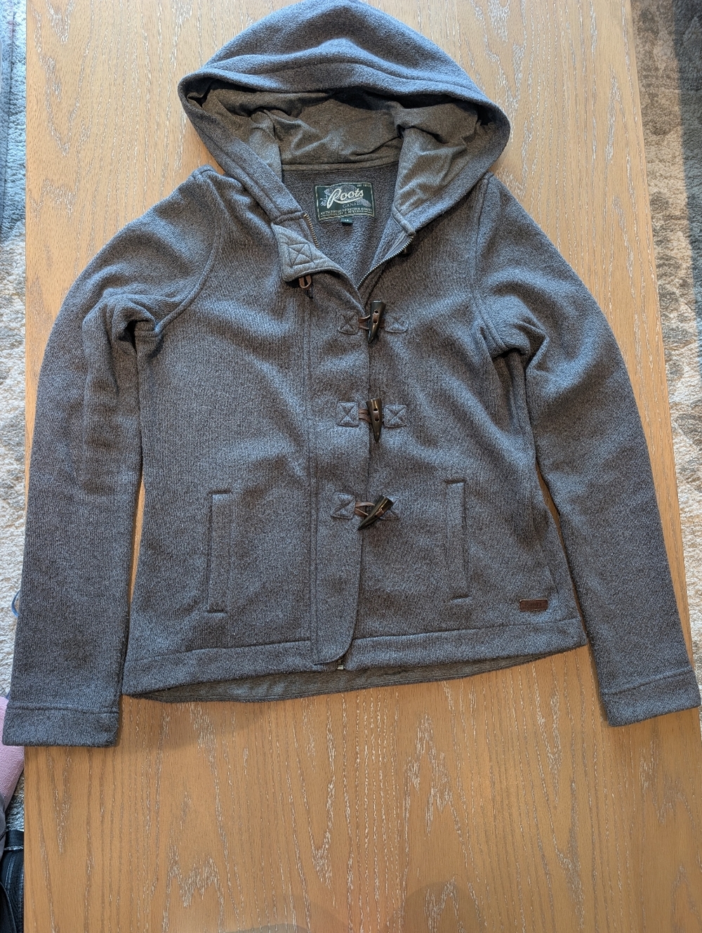 Roots Canada Sweater Toggle Hoodie Full Zip